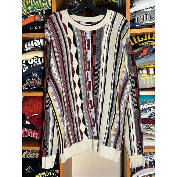PacSun Other - Pacsun 3D Textured Knit Long Sleeve Multi Color Sweater